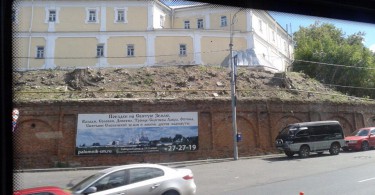 Соборный холм Смоленск вырубка