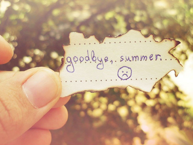 прощай лето