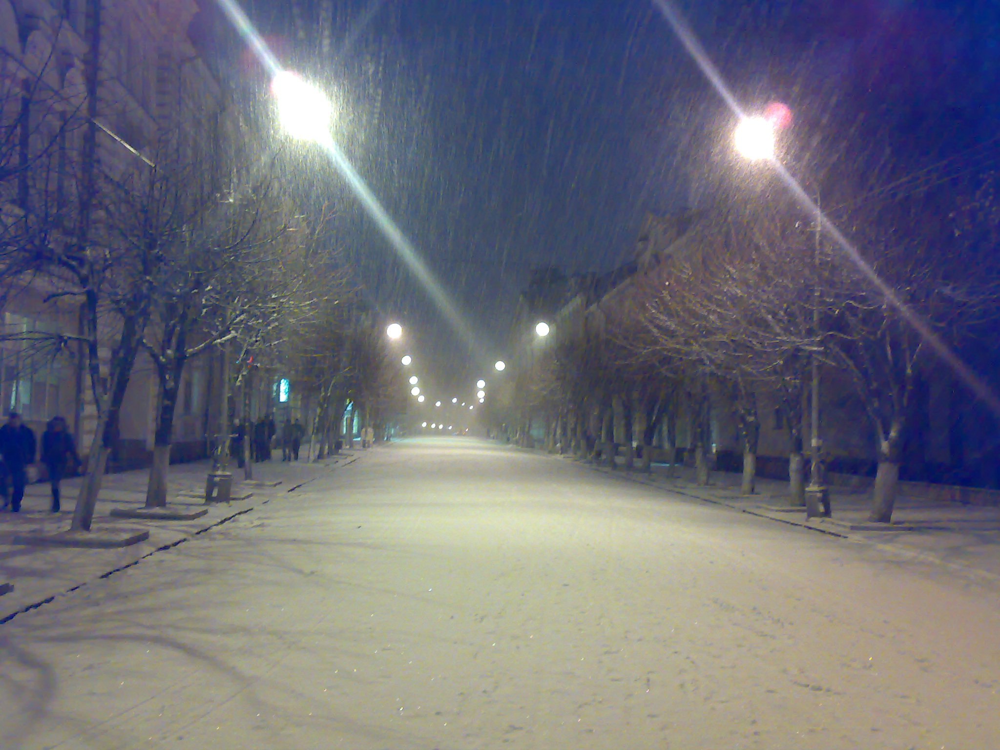 Ленина Смоленск снег зима