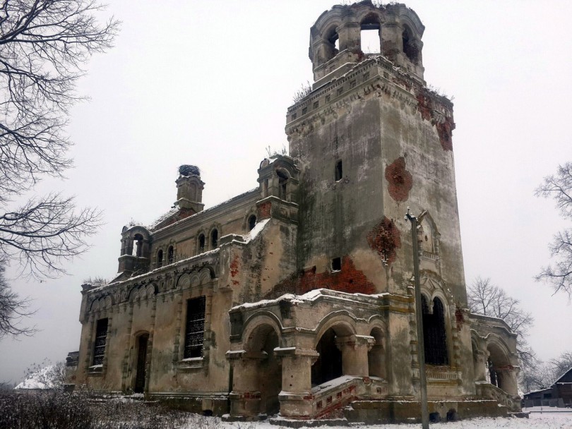 Успенская церковь, XVIII века в Хиславичском районе