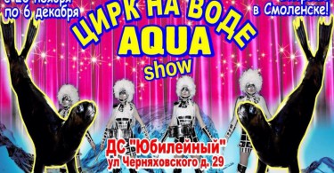 цирк на воде аква шоу смоленск юбилейный фок
