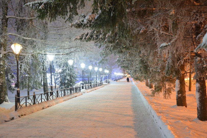 зима смоленск иней 2016