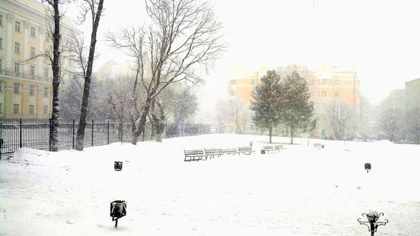 снегопад смоленск фото