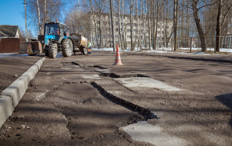 в Смоленске отремонтируют дорогу на Кловку