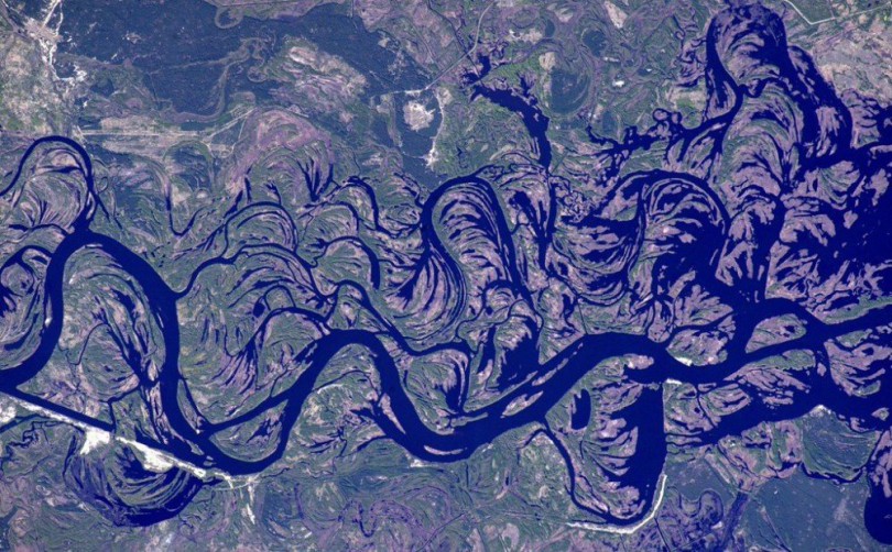 река днепр из космоса