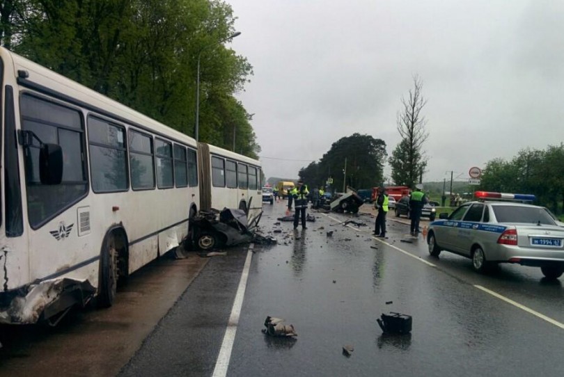 Авария на Витебском шоссе в Смоленске