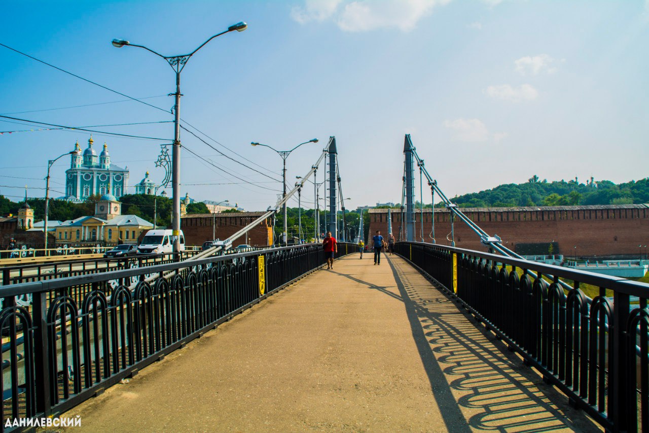 мост через Днепр Смоленск