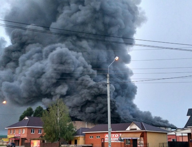 Крупный пожар в Десногорске