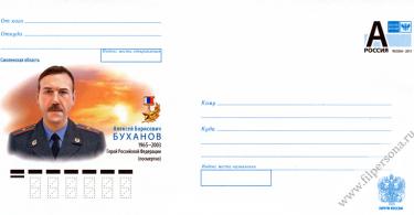 почтовый конверт Буханов Алексей Борисович