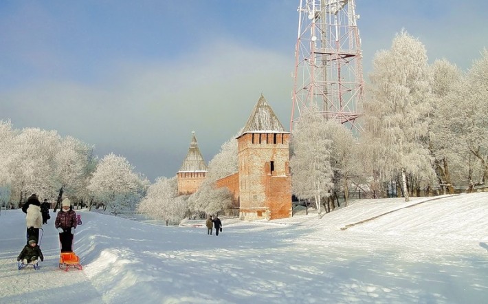 Смоленск – город белых зим!