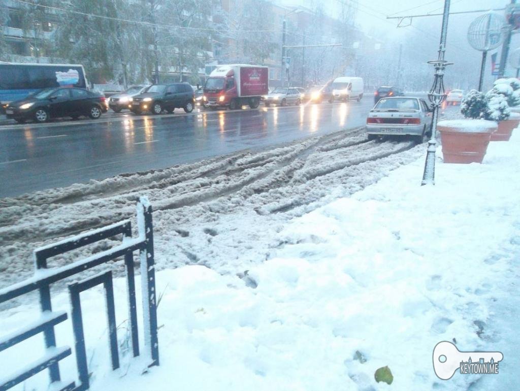 зима снег улицы