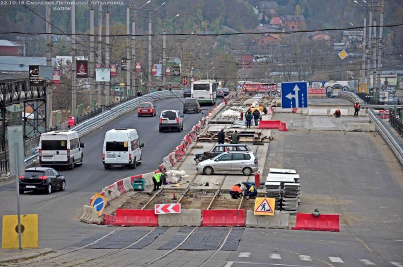 В Смоленске на перекрестке Витебского шоссе и 12 лет Октября ограничат движение