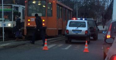 В Смоленске сбили пешехода выходившего из трамвая