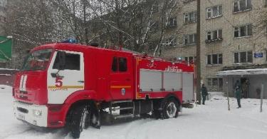 В Смоленске произошёл пожар в общежитии