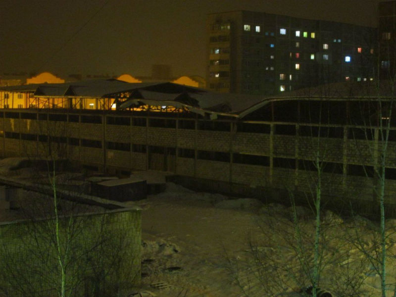 В Ярцево обрушилась крыша торгового центра