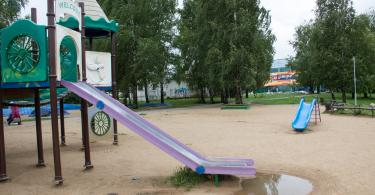 Ломоносова, детская площадка, парк 1100-летия