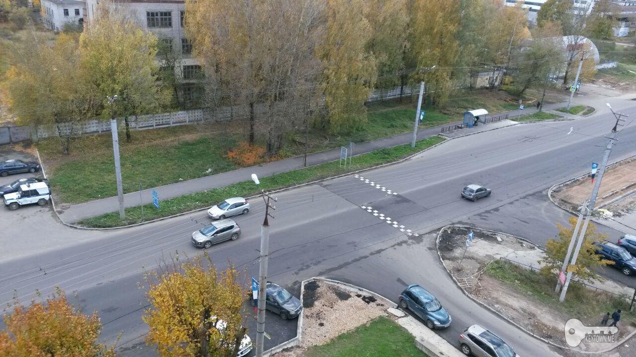 тротуар, Краснинское шоссе
